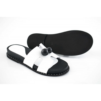 Шлепки Miluchi 1597 white Шлепки Miluchi 1597 white