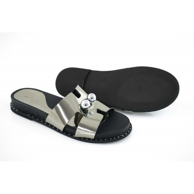 Шлепки Miluchi 1597 black Шлепки Miluchi 1597 black