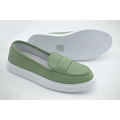 Летние туфли L'Amo 0701-6018 Зеленые Летние туфли L'Amo 0701-6018 Зеленые