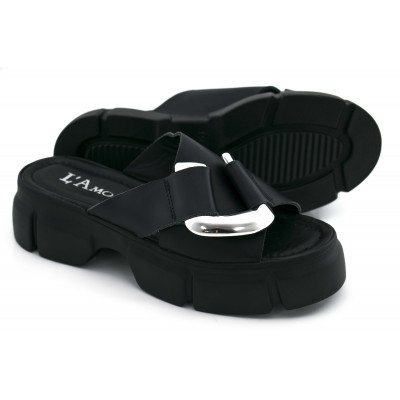Шлёпки L'Amo 0482-4325-216516 Черные